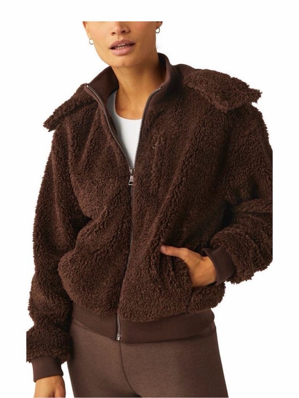Like New Beyond Yoga Adventure Sherpa Jacket size Small